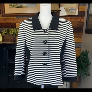 Tahari Arthur Levine Striped Blazer